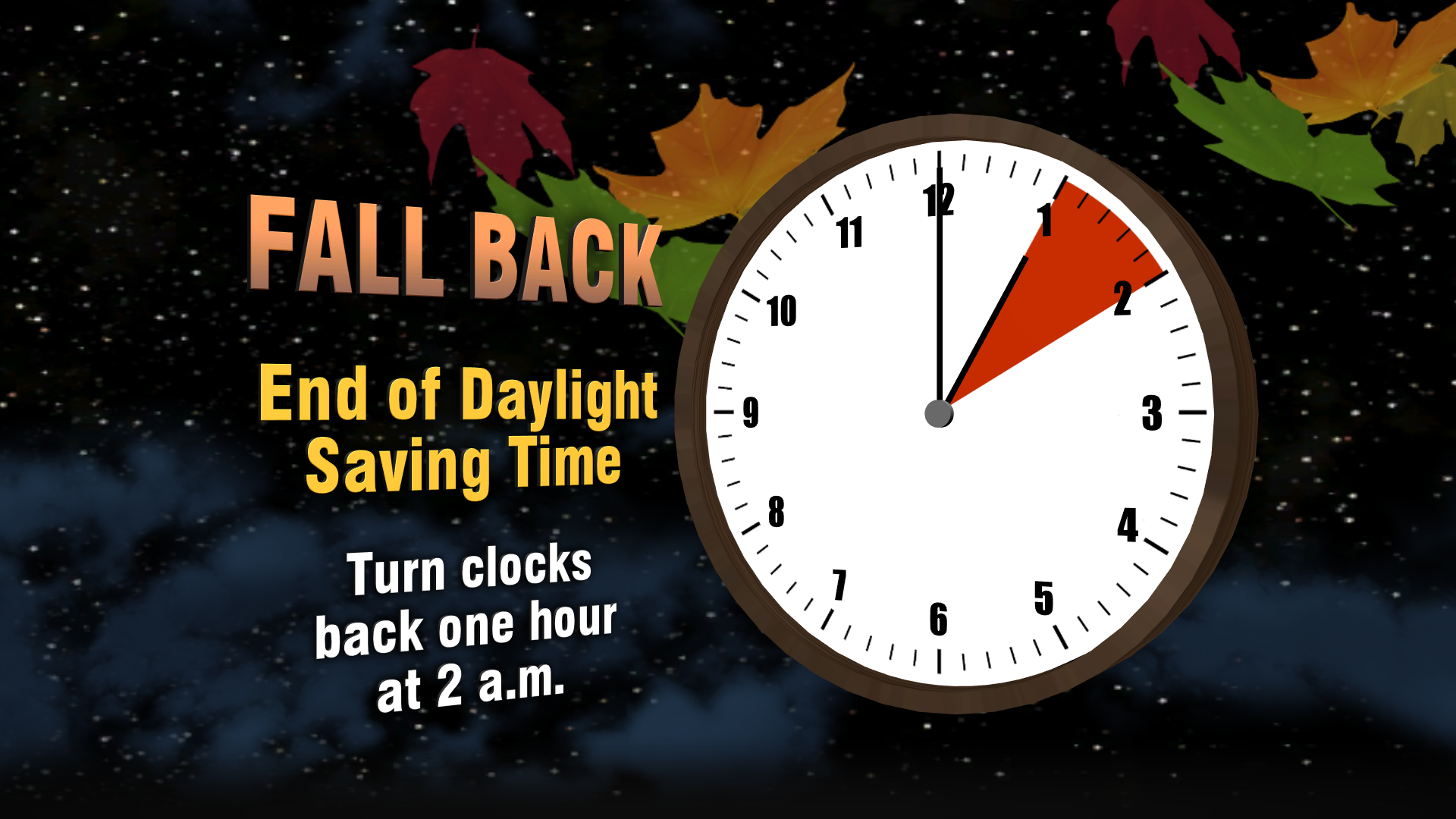 clipart time change fall back - photo #15